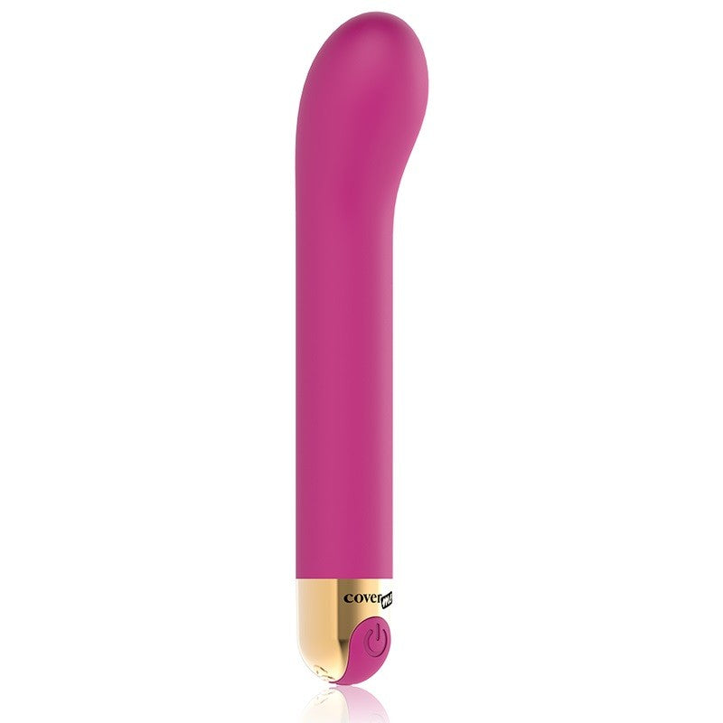 Small rechargeable silicone G-spot vibrator