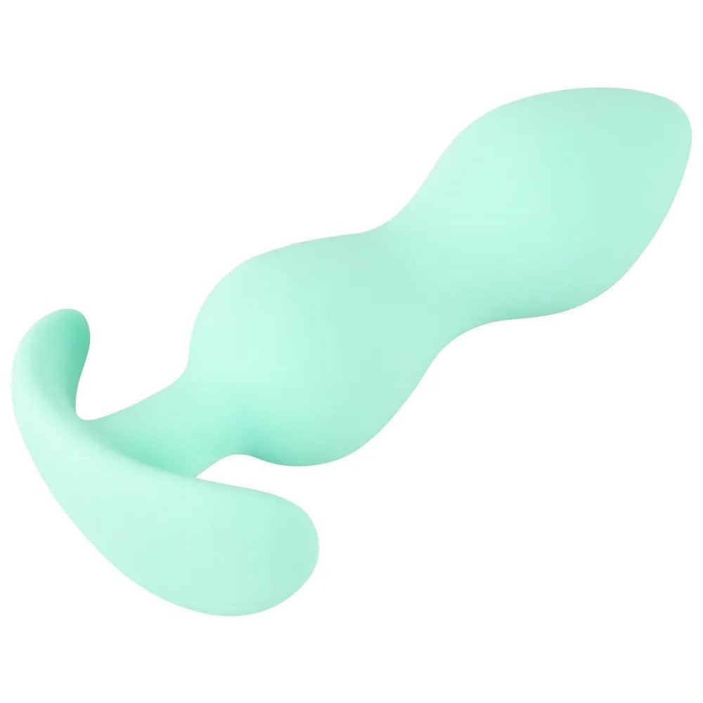 Small silicone butt plug Cuties green