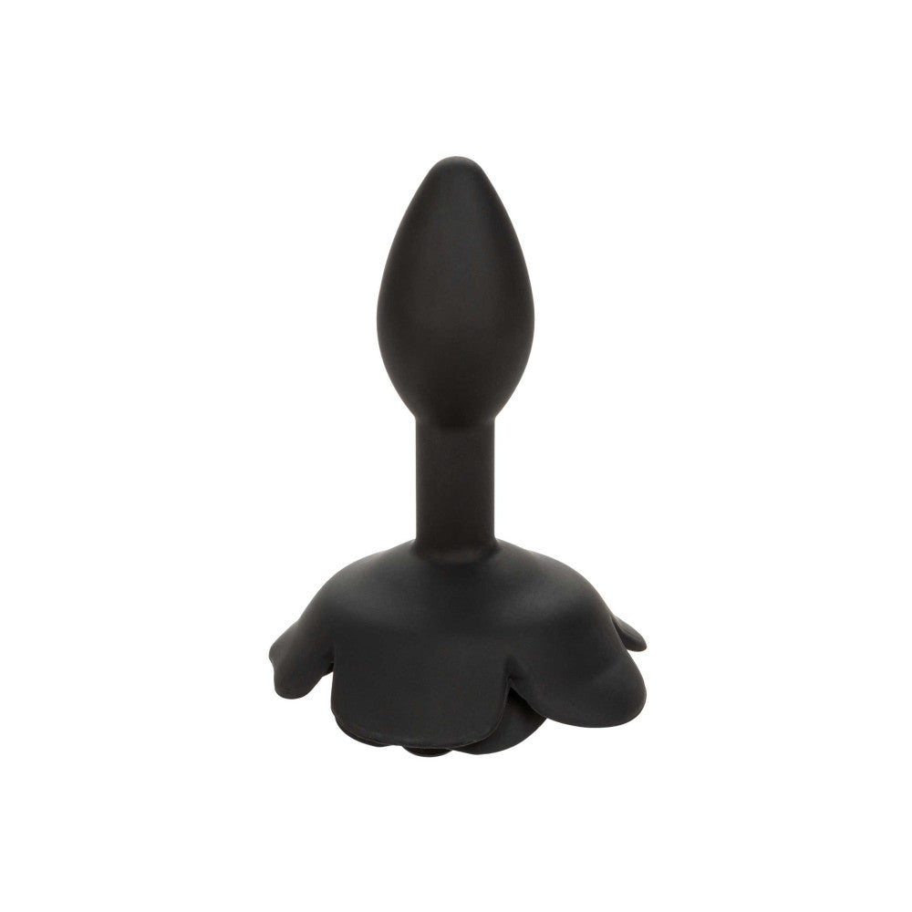 Small silicone butt plug rose Calexotics Forbidden black