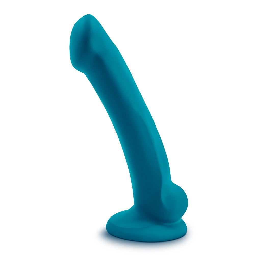 Soft flexible silicone dildo Reina blue