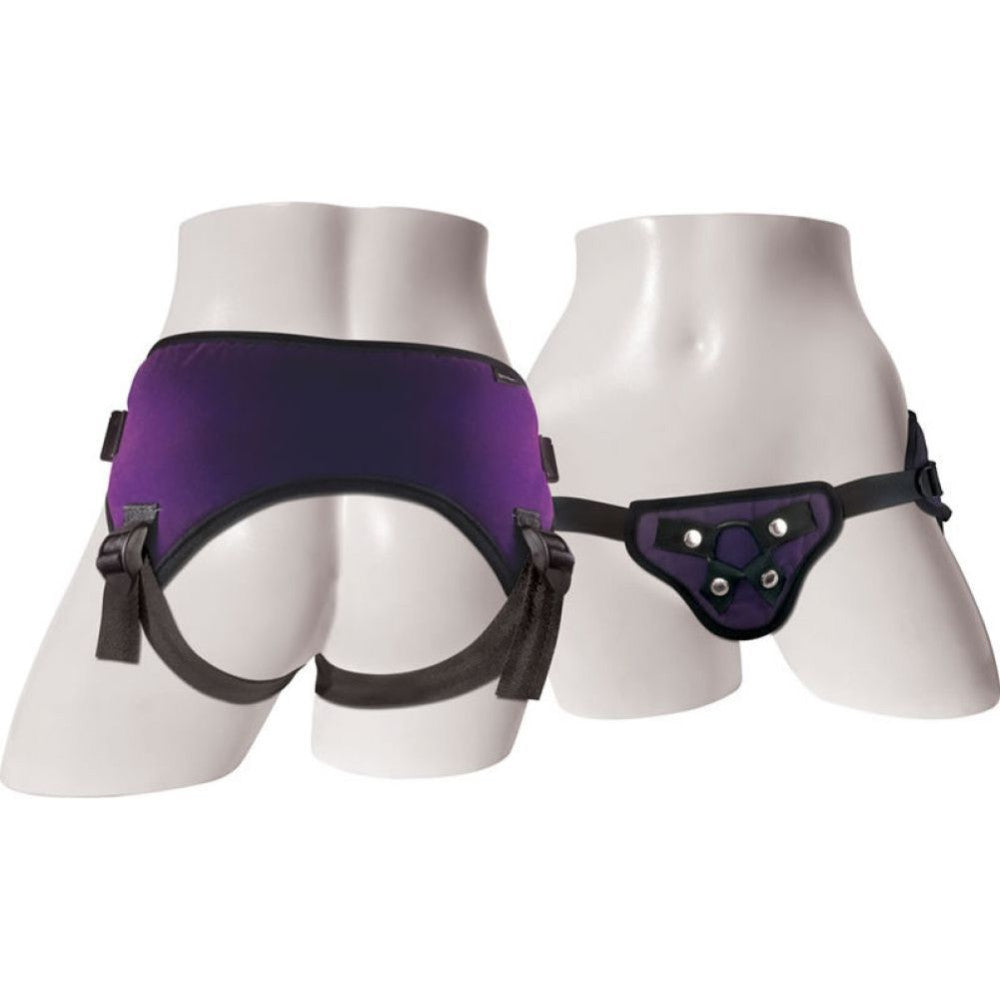 Sportsheets Lush Strapon Harness Purple