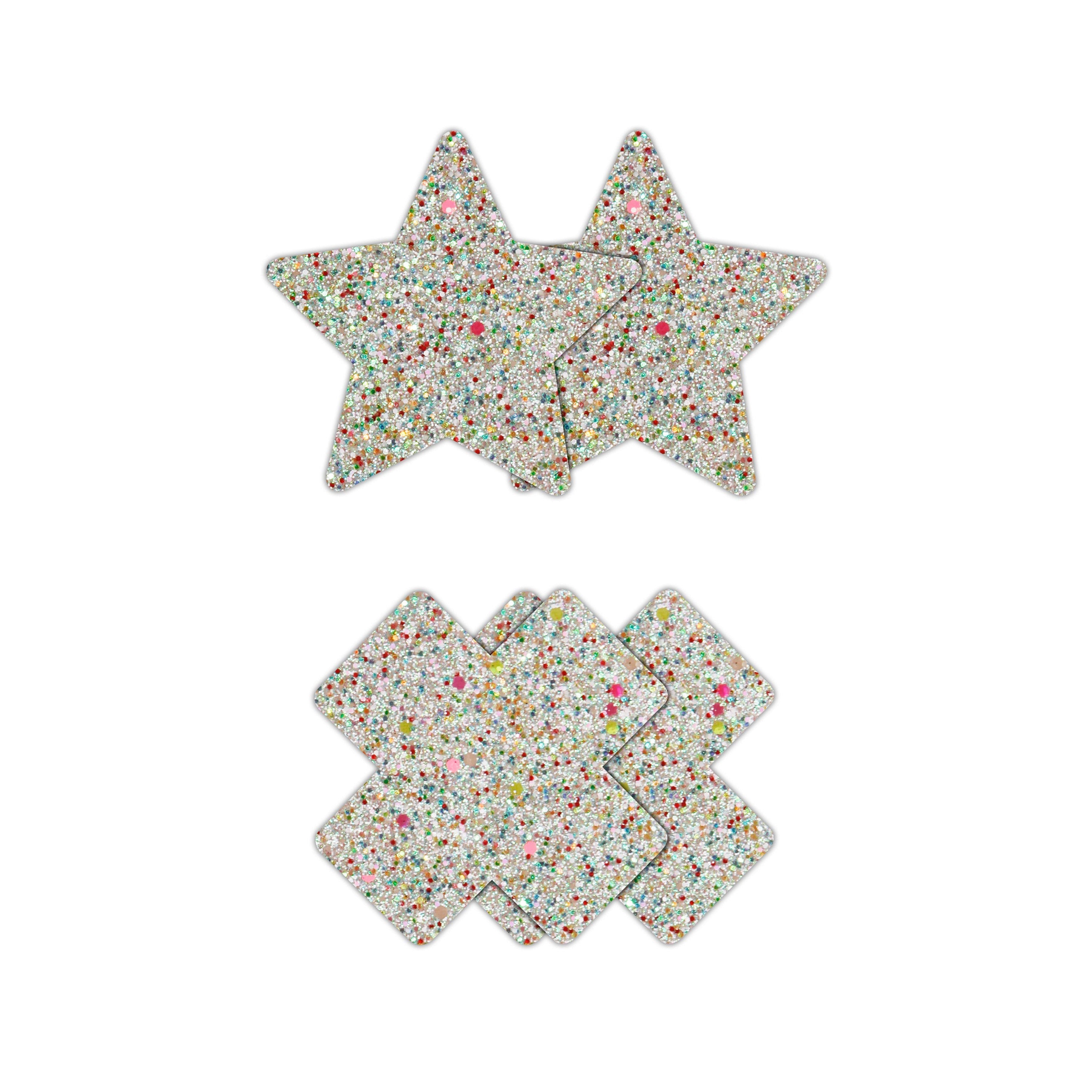 Star & Cross Glow Pasties 2pk