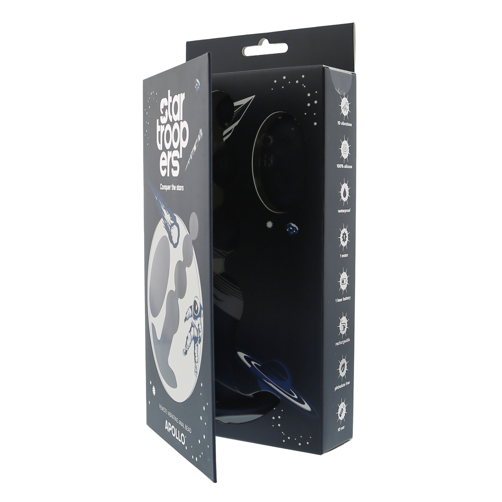 Star Troopers Apollo Remote Control Rechargeable Silicone Anal Beads