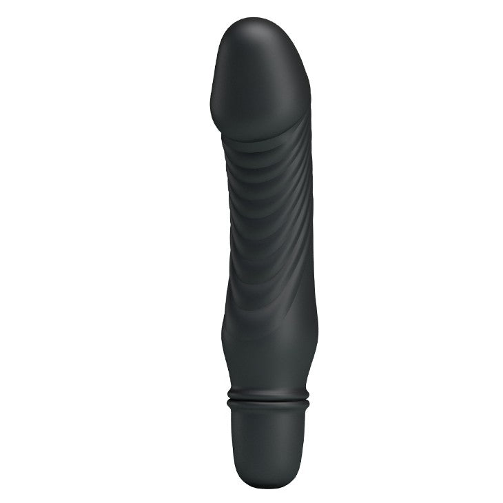 Stev small silicone vibrator black