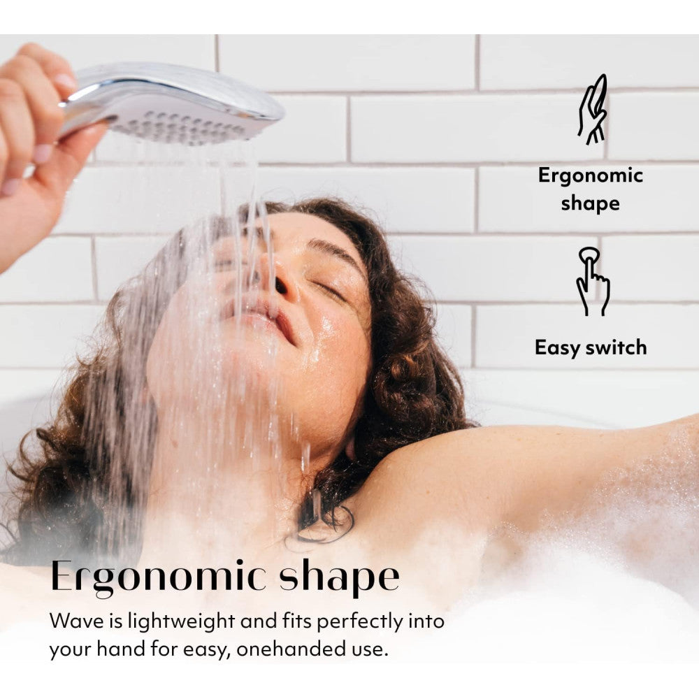 Stimulating shower headset Womanizer Wave chrome