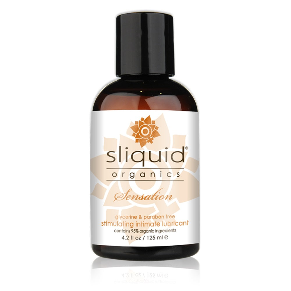 Stimulating vegan lubricant Sliquid Organics Sensation 125 ml