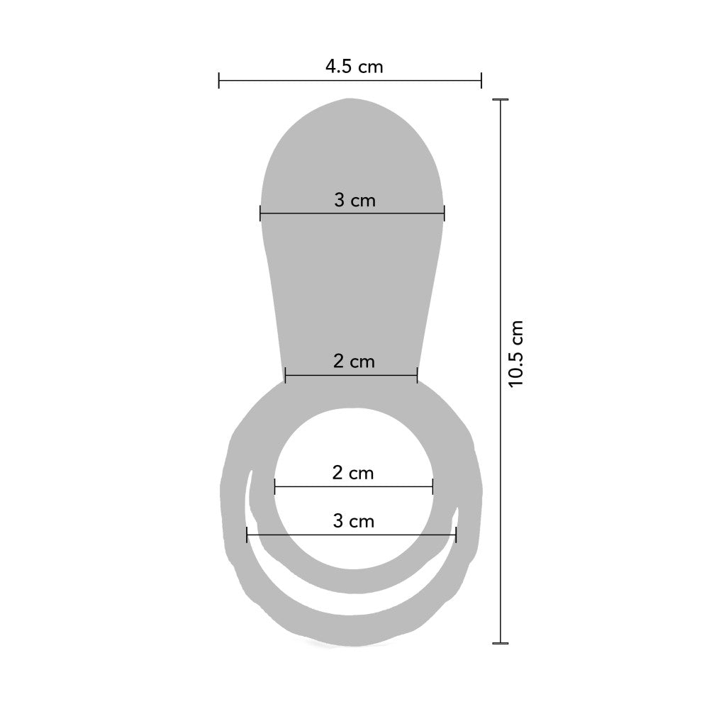 Stimulator for Couples with Cock Rings Couples Vibrator Ring