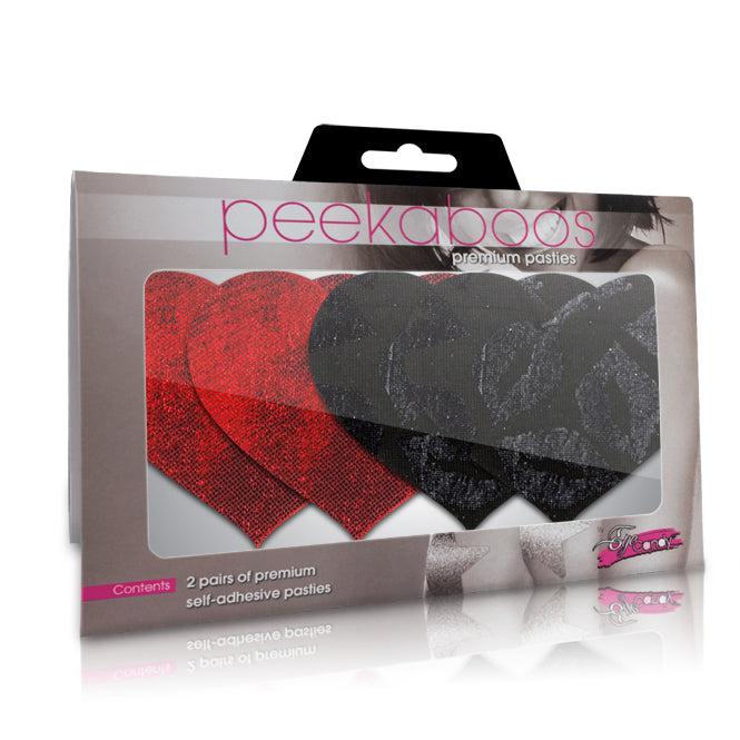 Stolen Kisses Heart Nipple Pasties 2pk