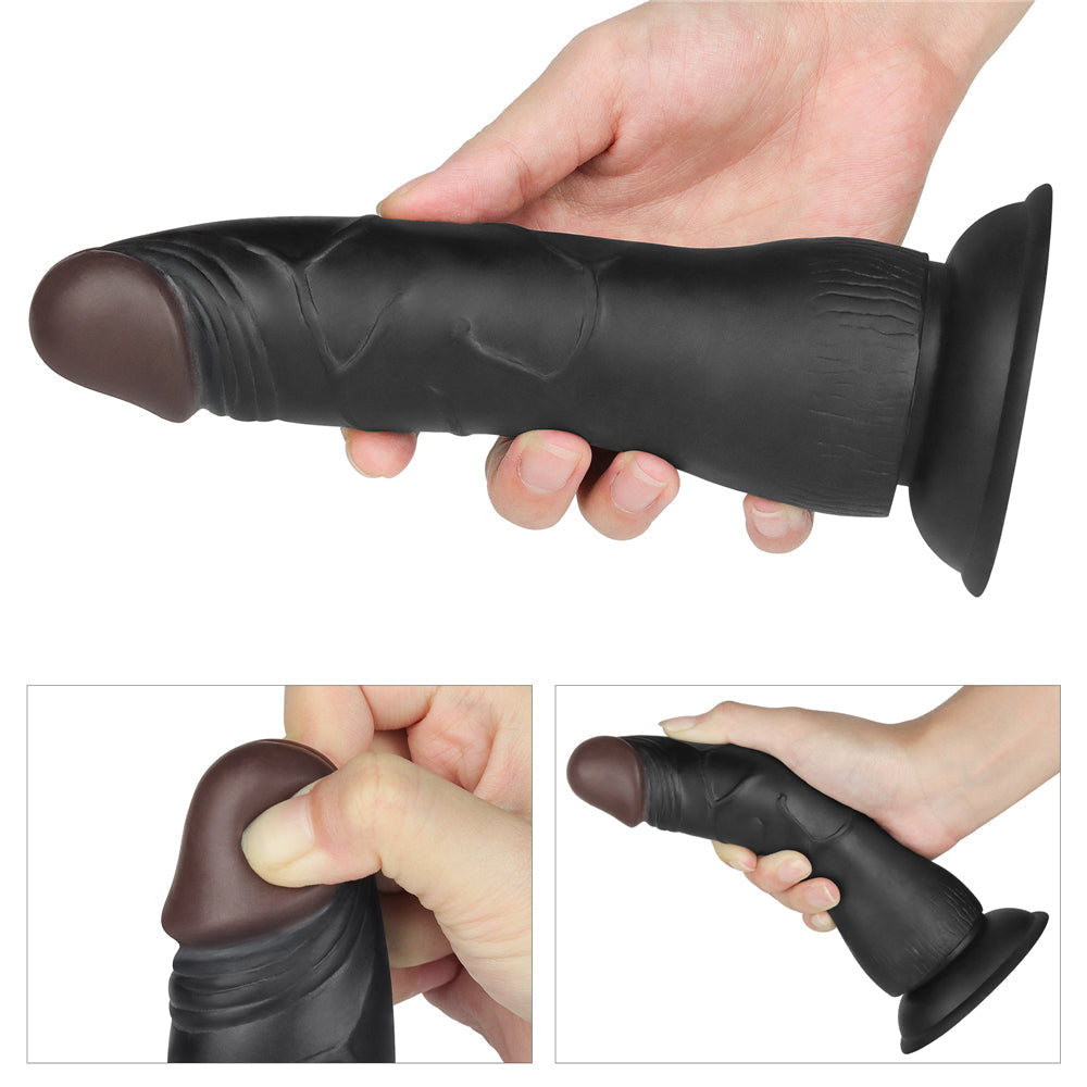 Strap-on Belt With Dildo Set 7.5" Black