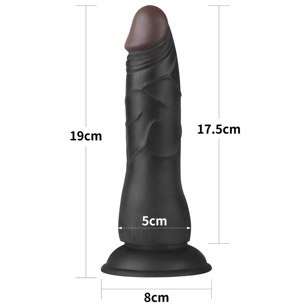 Strap-on Belt With Dildo Set 7.5" Black