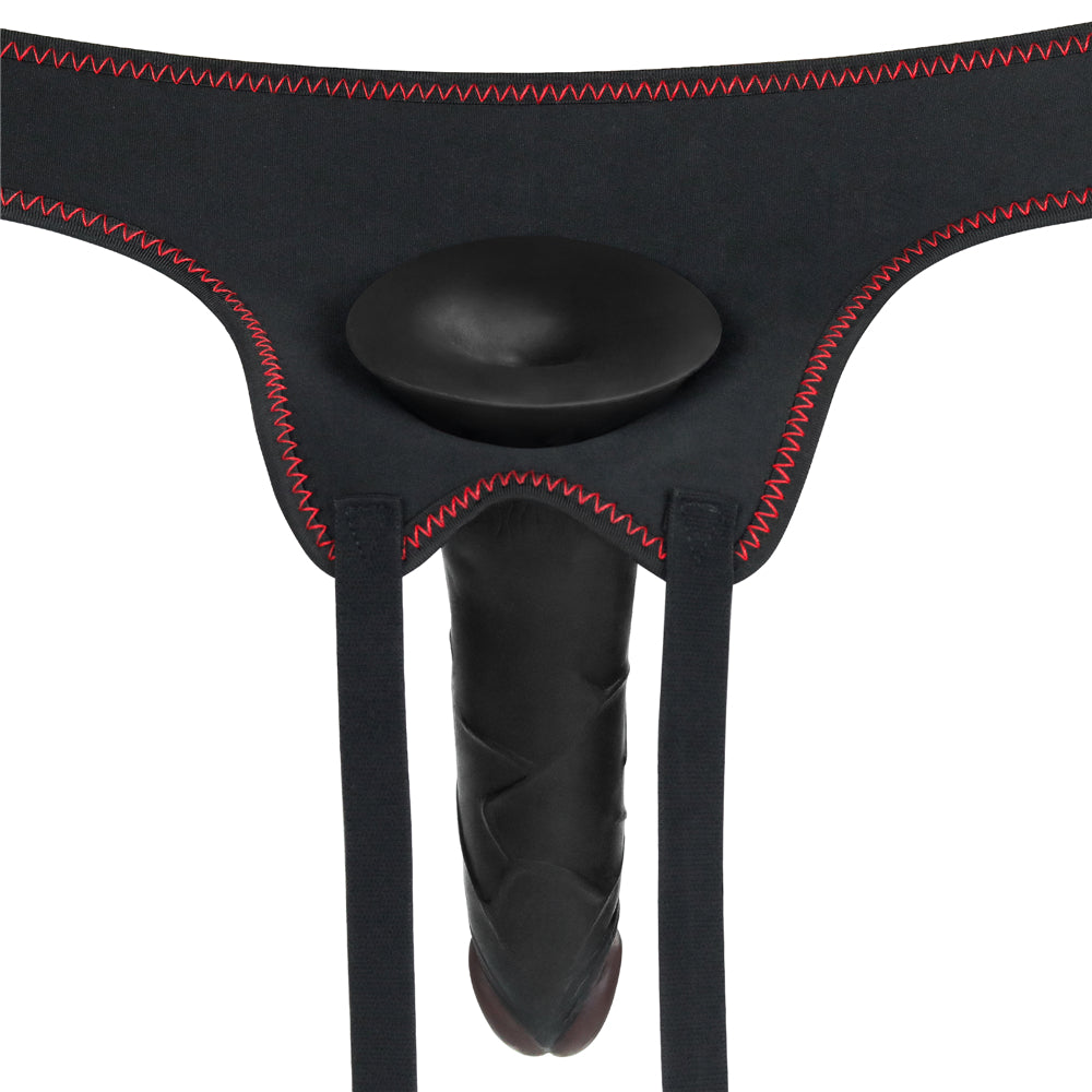 Strap-on Belt With Dildo Set 7.5" Black