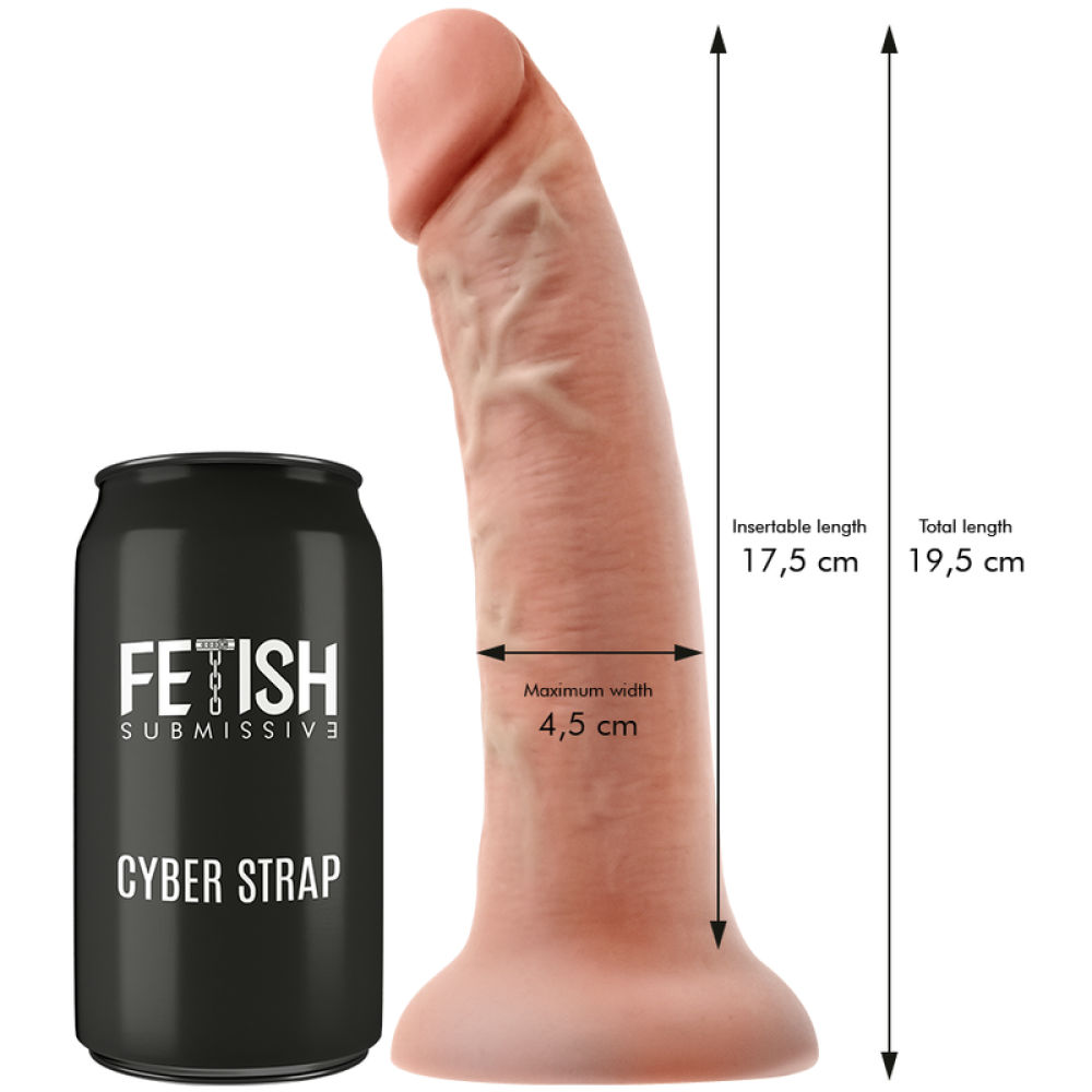 Cyber Strap Vibrating Strap-On Harness with Remote Watch