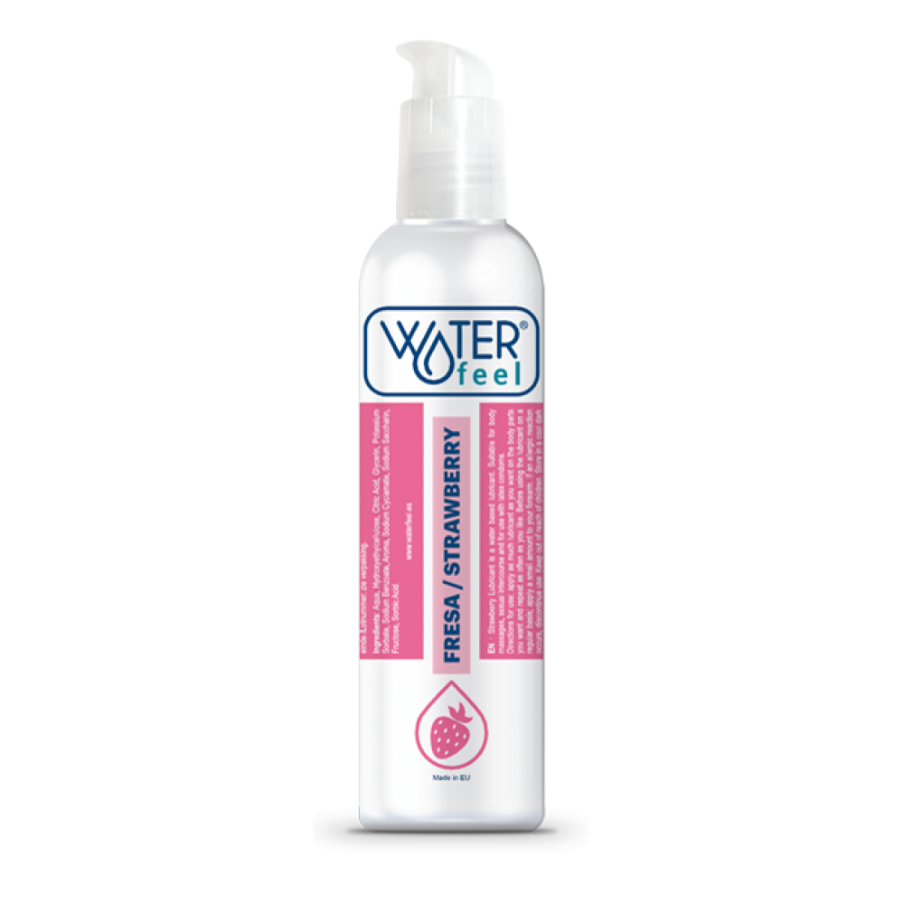 Strawberry-flavored water-based lubricant Waterfeel 175 ml.