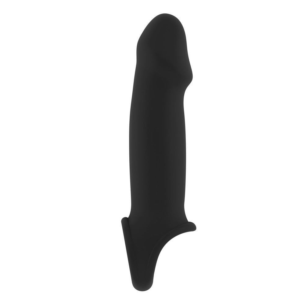 Stretchable penis extender with testicle clip Sono 33 black