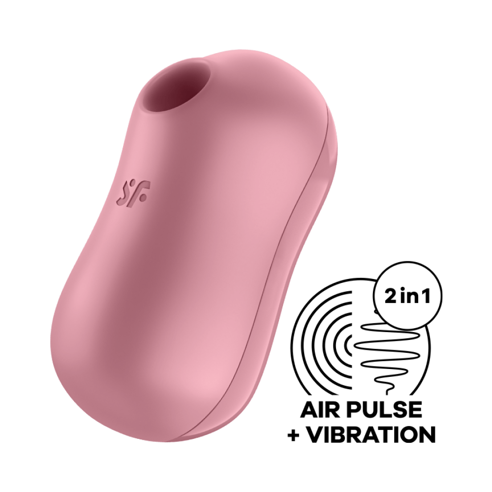 Suction clitoris stimulator with vibrations Cotton Candy pink