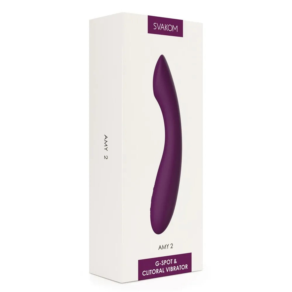 Svakom Amy 2 Silicone G-Spot Vibrator Rechargeable