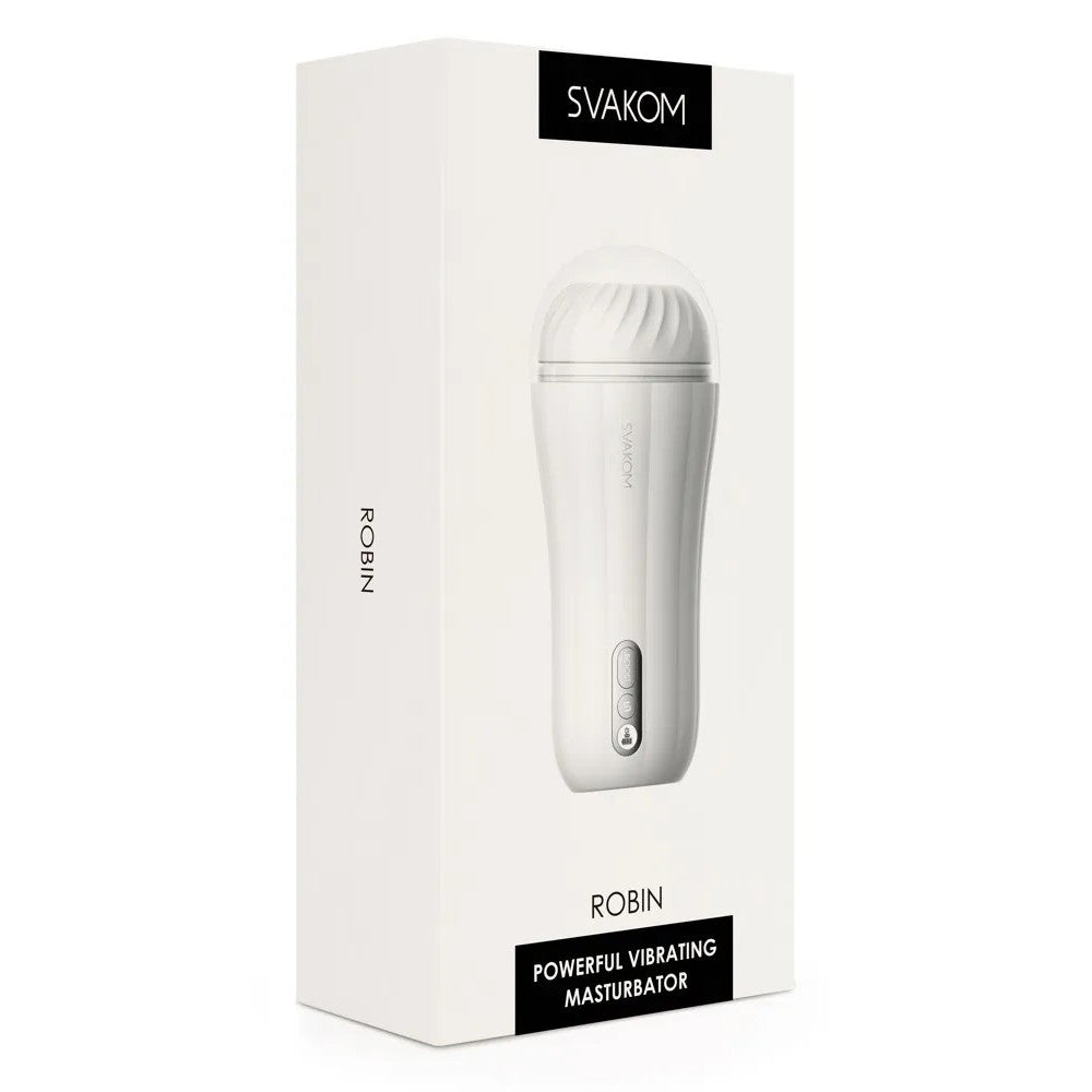 Svakom Robin Powerful Luxury Rechargeable Vibrating Masturbator