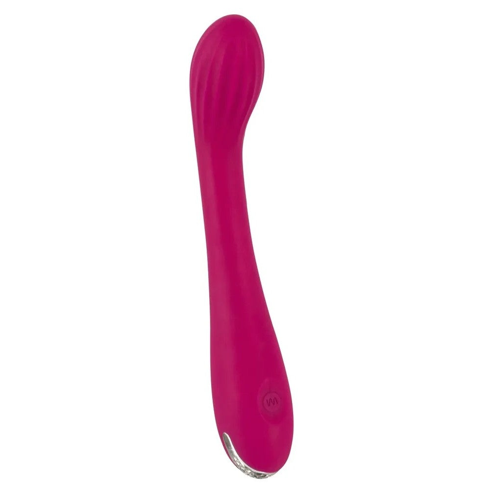 Sweet Smile G-spot pink silicone rechargeable G-spot vibrator