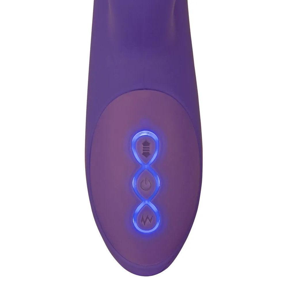Sweet Smile Rechargeable Silicone Rabbit Vibrator with Rotating Beads