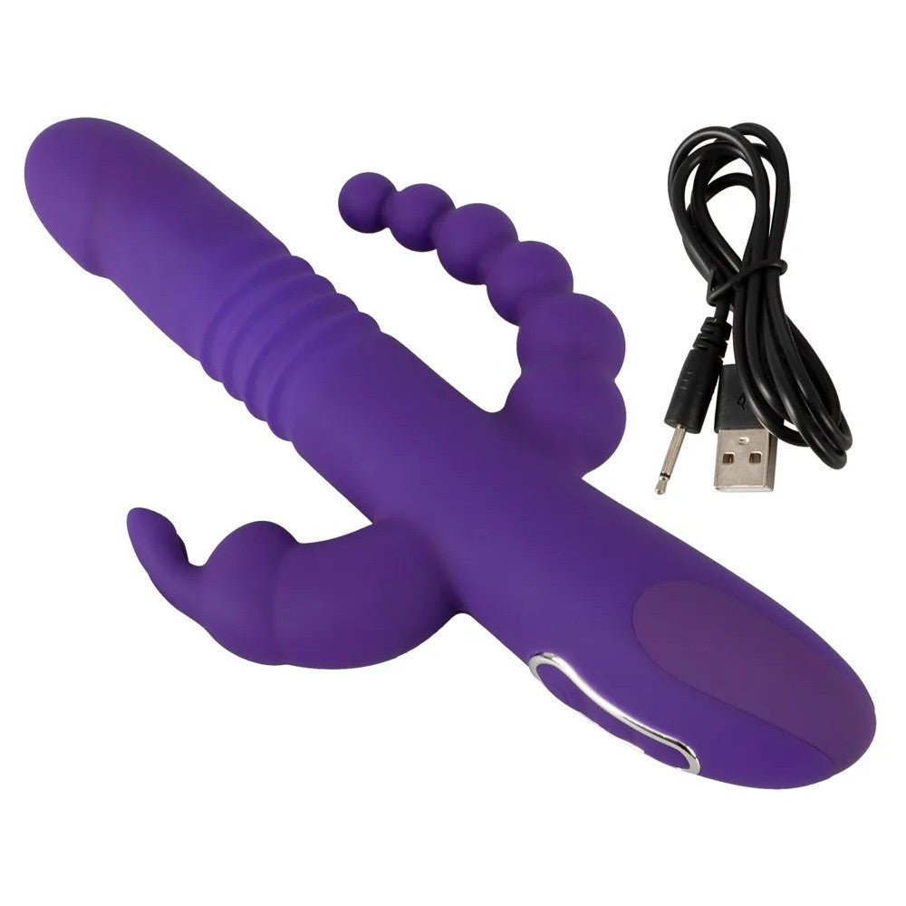 Sweet Smile Triple multifunctional silicone vibrator