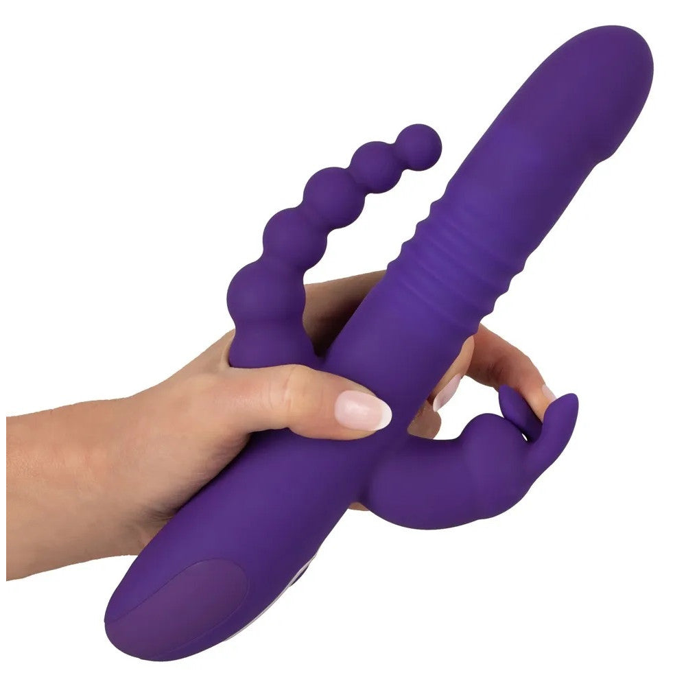 Sweet Smile Triple multifunctional silicone vibrator