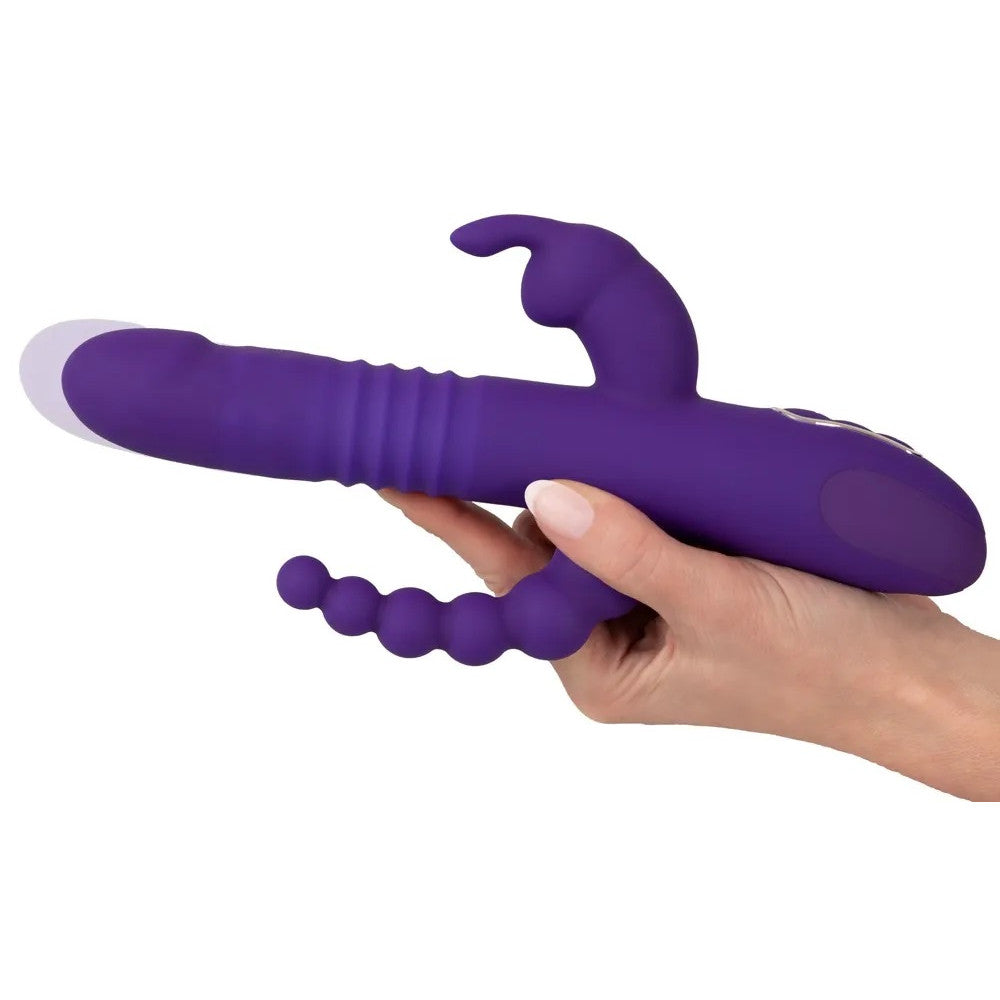 Sweet Smile Triple multifunctional silicone vibrator