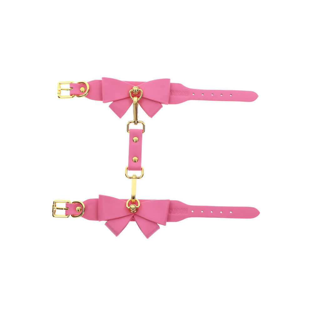 Taboom Malibu Pink Decorative Ribbon Wrist Restraints