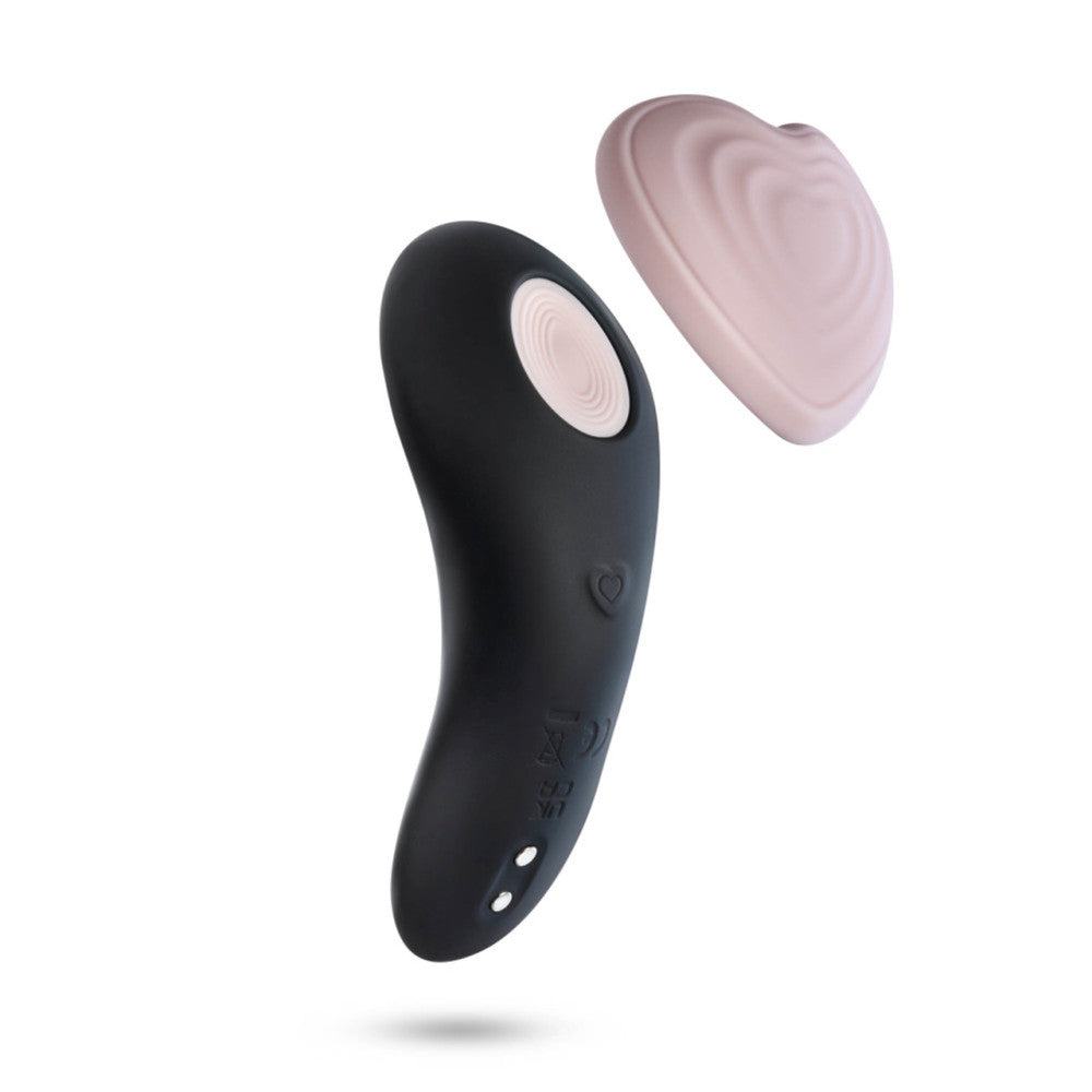 Temptasia Heartbeat Rechargeable Silicone Clitoris Stimulator for Underwear with Remote Control