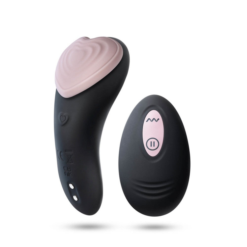 Temptasia Heartbeat Rechargeable Silicone Clitoris Stimulator for Underwear with Remote Control