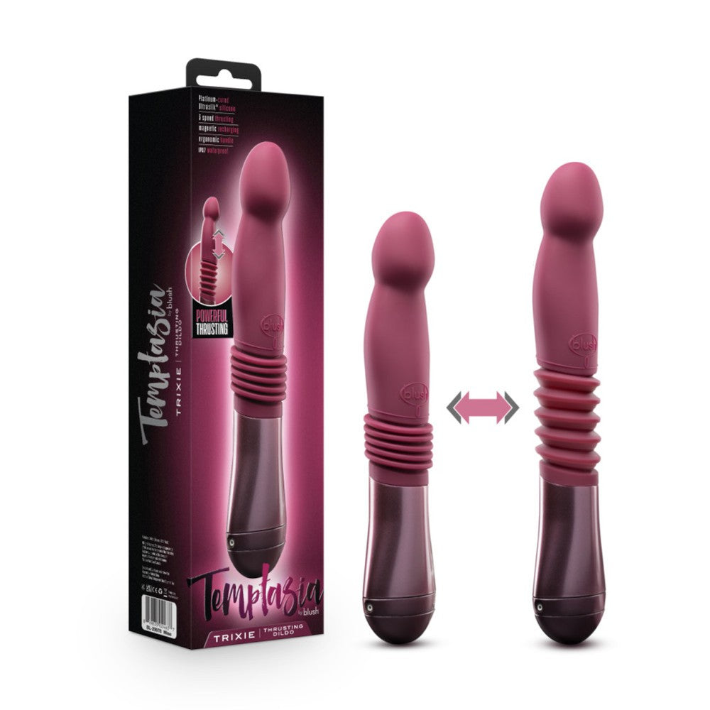 Temptasia Trixie Rechargeable Silicone Thrusting Dildo