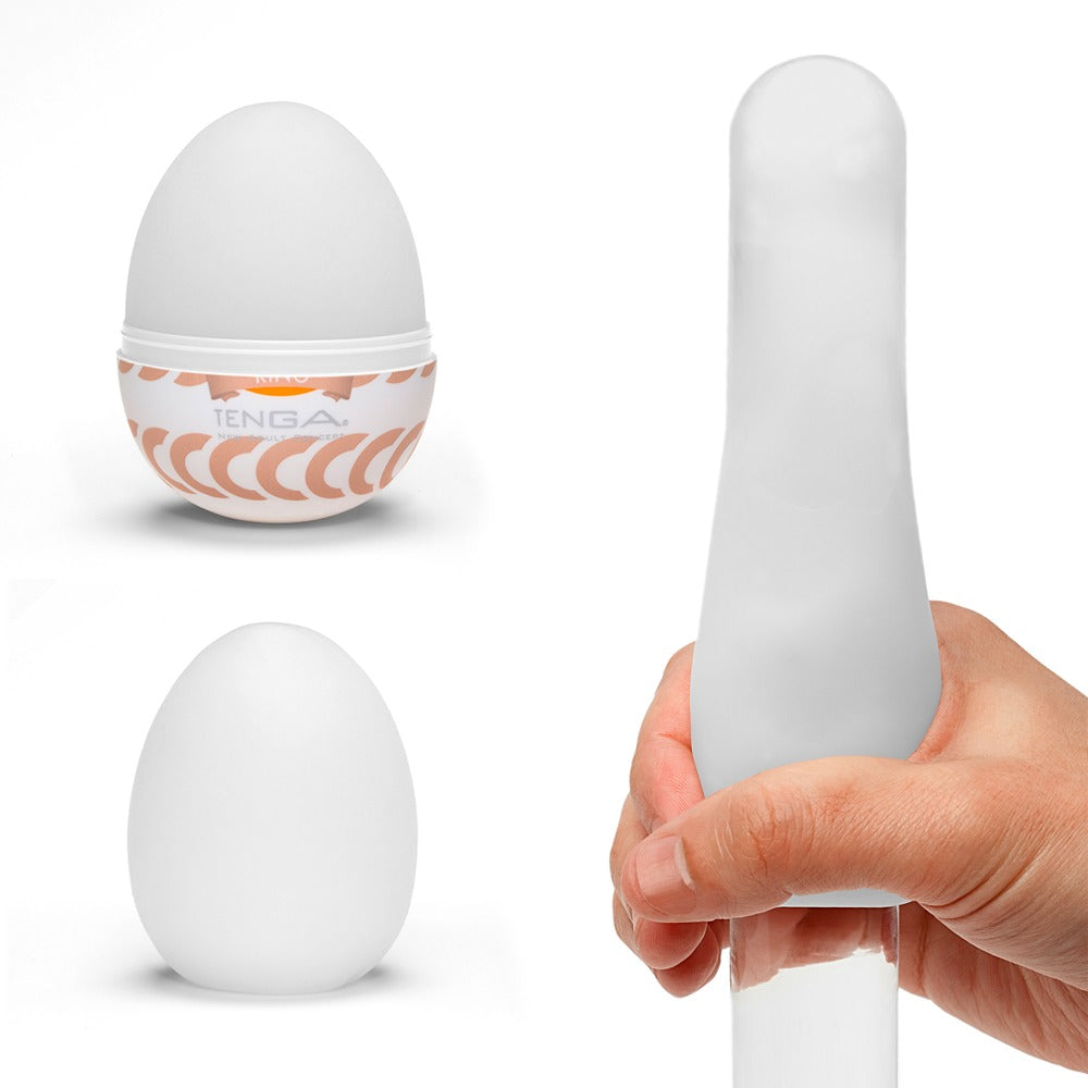 Nina - Tenga Egg Ring small embossed egg masturbator