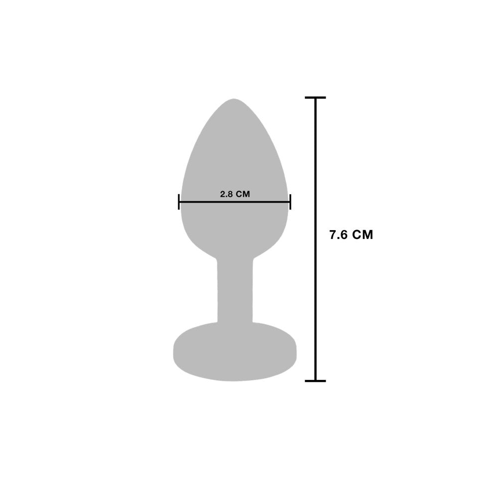 The Glider S Rechargeable Metal Vibrating Anal Butt plug