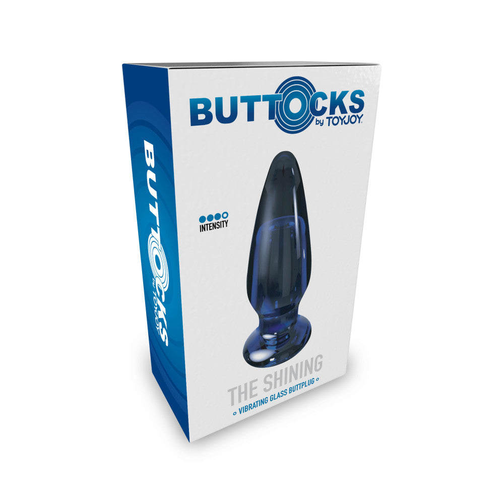 The Shining Rechargeable Vibrating Glass Butt Plug