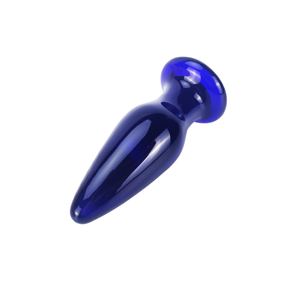 The Shining Rechargeable Vibrating Glass Butt Plug