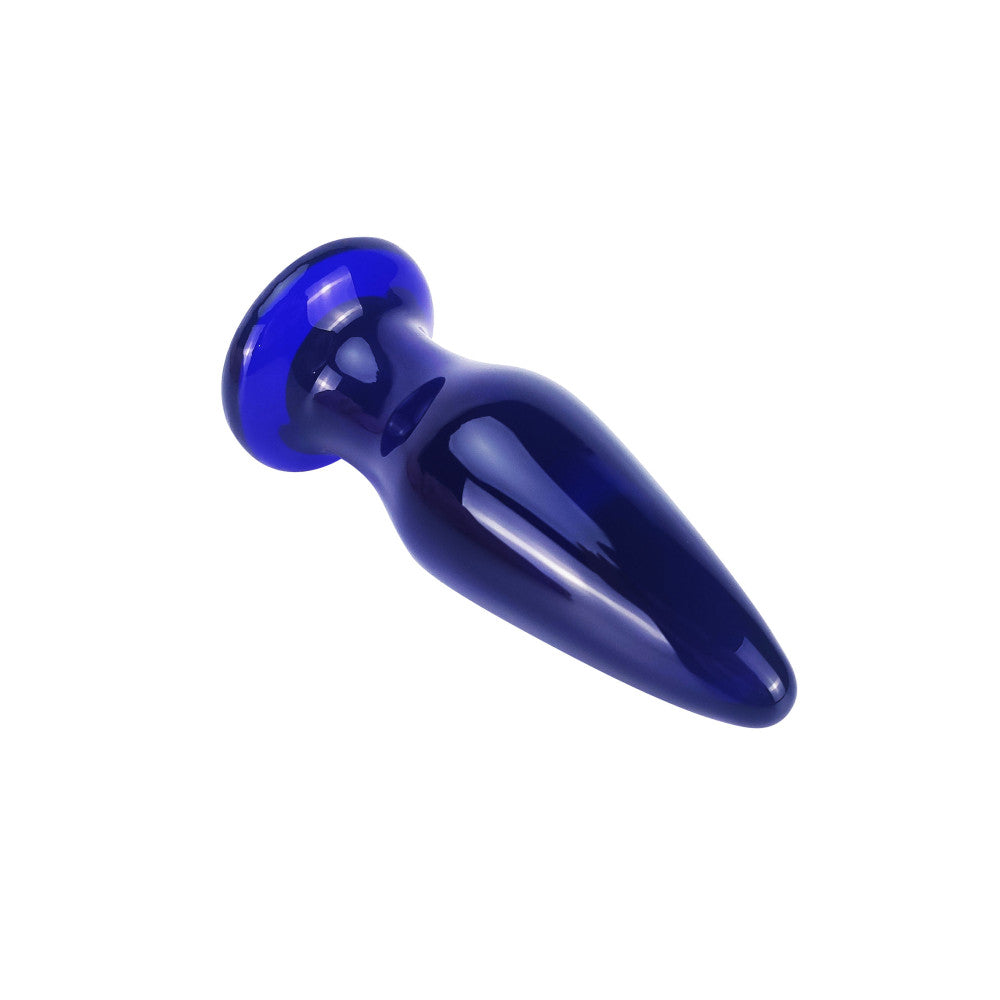 The Shining Rechargeable Vibrating Glass Butt Plug