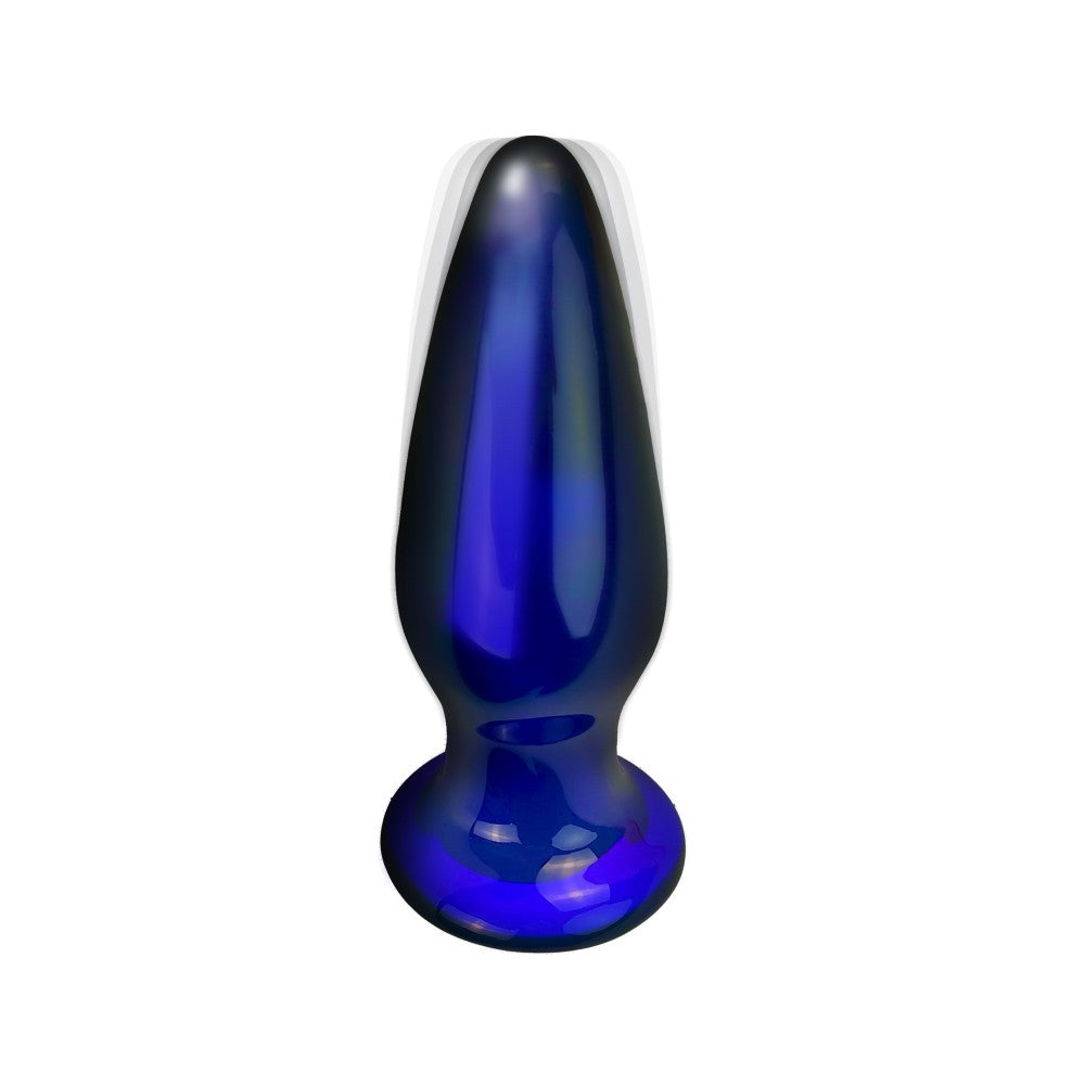 The Shining Rechargeable Vibrating Glass Butt Plug