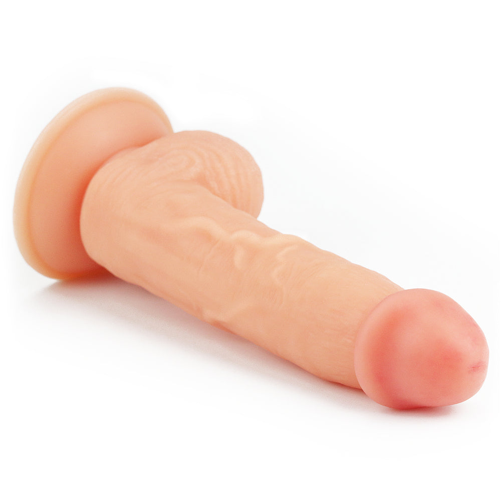 The Ultra Soft Dude 8" Realistic Testicular Dildo