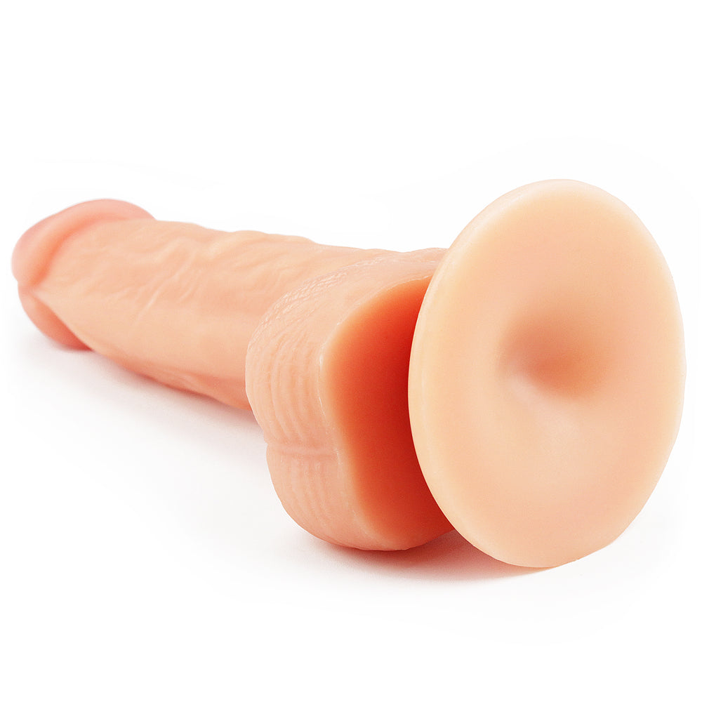 The Ultra Soft Dude 8" Realistic Testicular Dildo