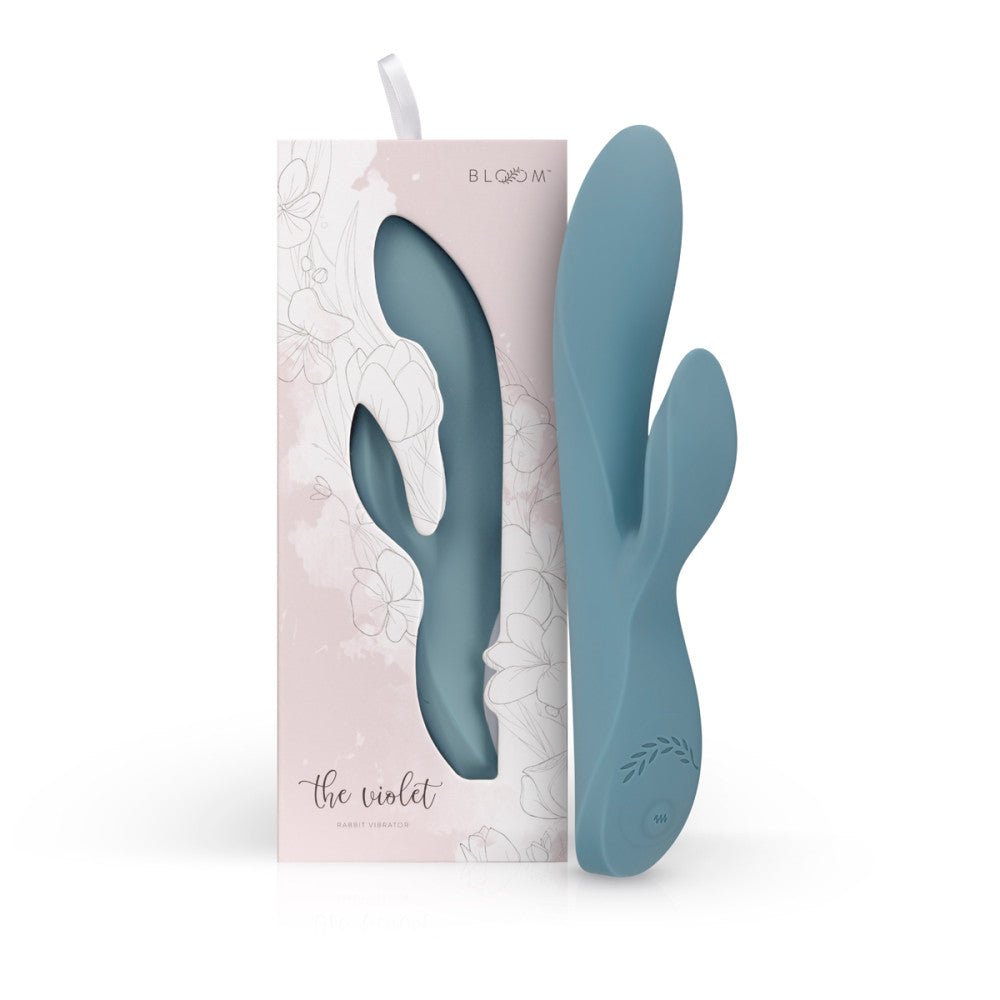 The Violet luxury rechargeable G-spot rabbit vibrator made of silicone