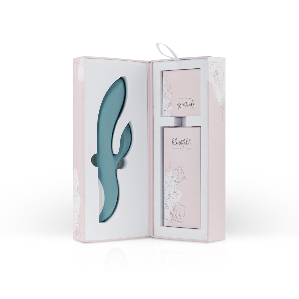 The Violet luxury rechargeable G-spot rabbit vibrator made of silicone