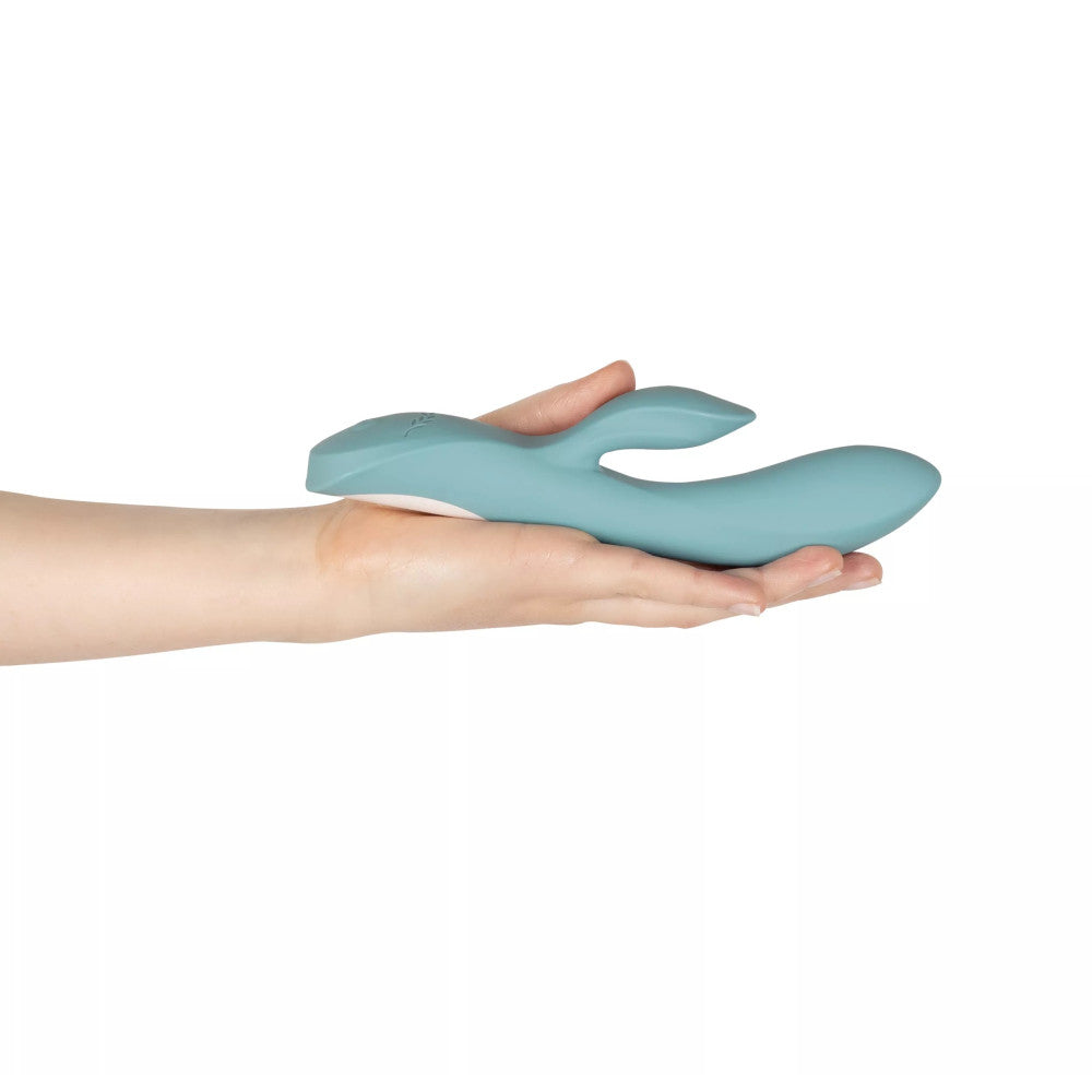 The Violet luxury rechargeable G-spot rabbit vibrator made of silicone