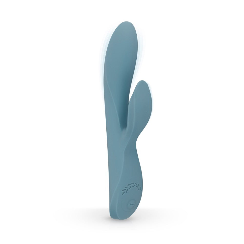 The Violet luxury rechargeable G-spot rabbit vibrator made of silicone