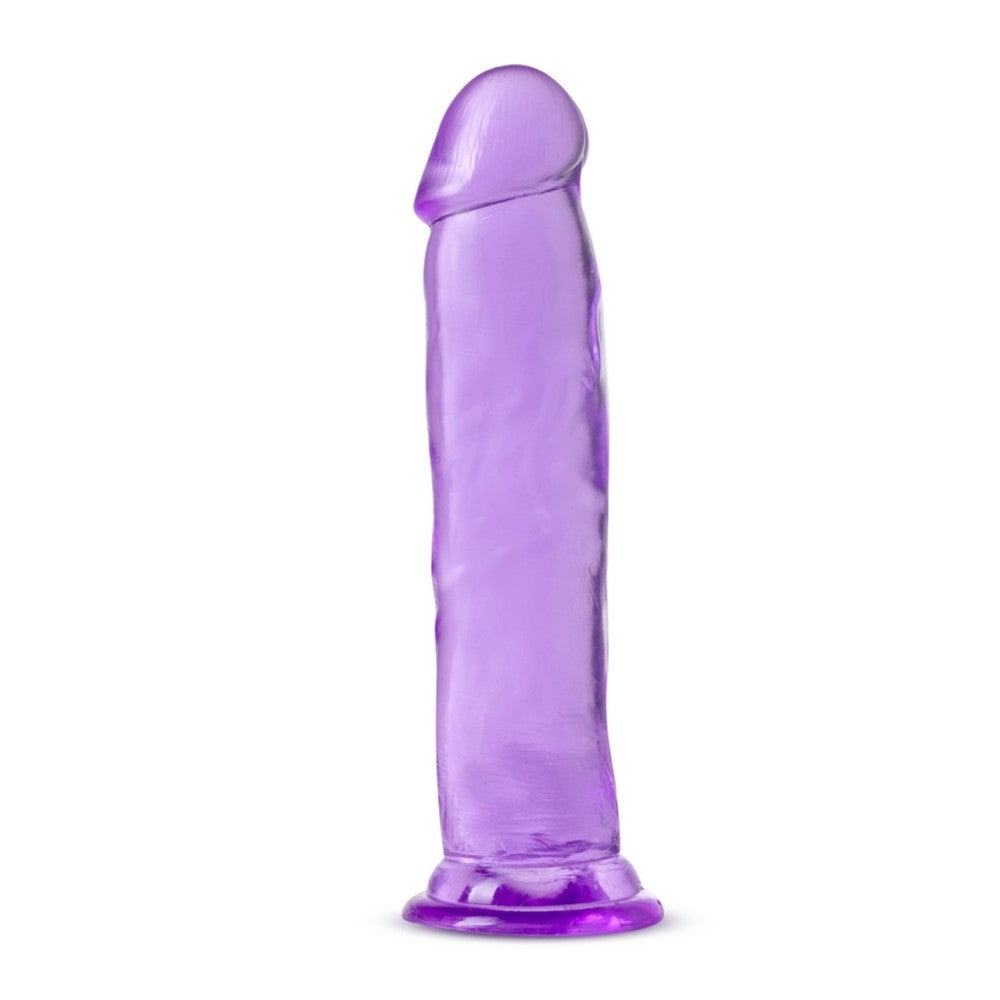 Thrill n' Drill 9" Large Realistic Jelly Dildo Purple