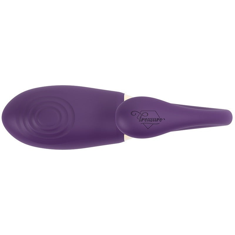 Treasure Merlin Remote Control Rechargeable Vibro Egg Purple