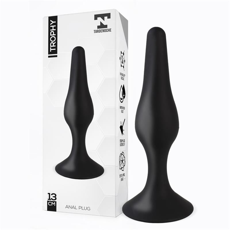 Trophy silicone butt plug 13 cm.