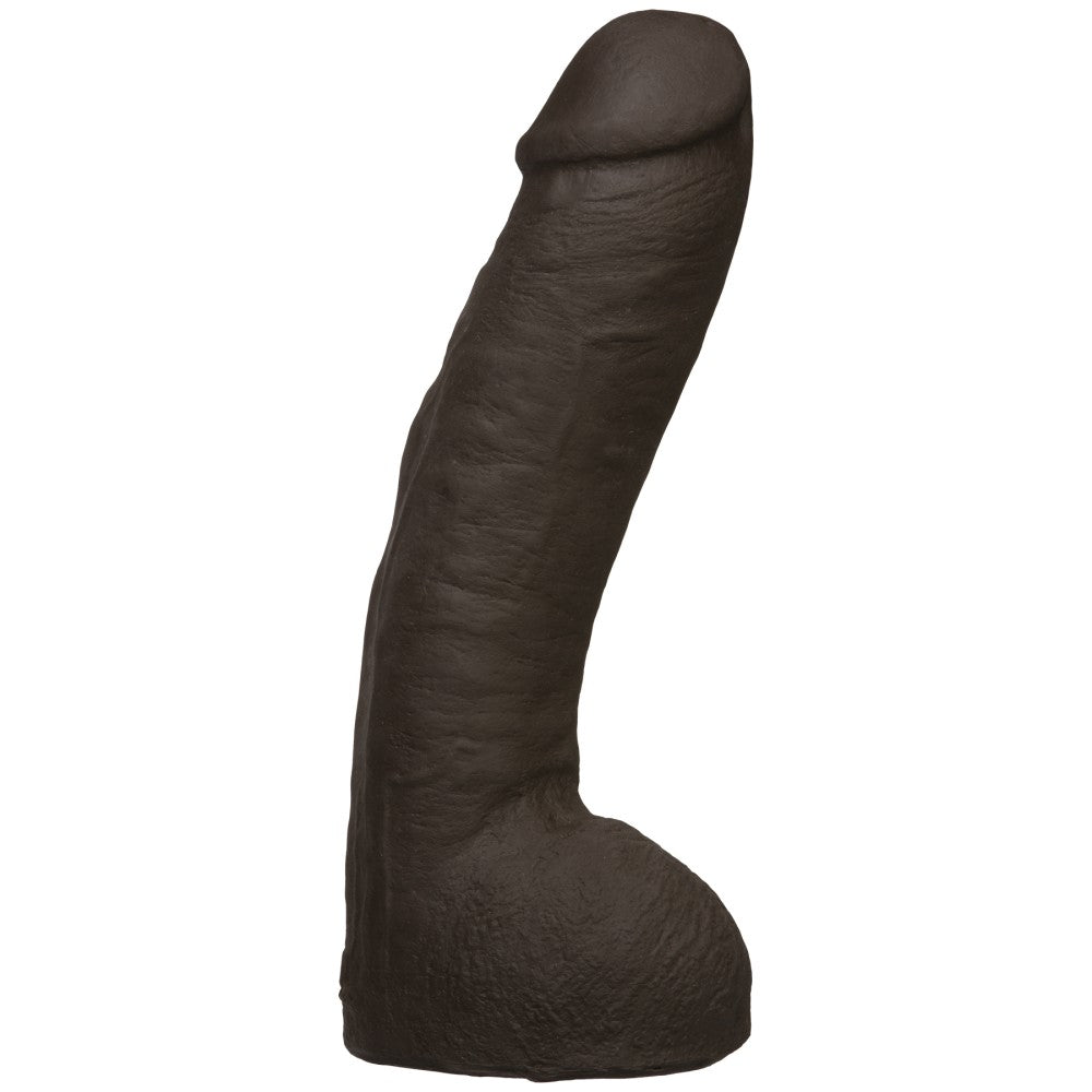 Ultraskyn Hung Vac-u-lock large double layer dildo brown