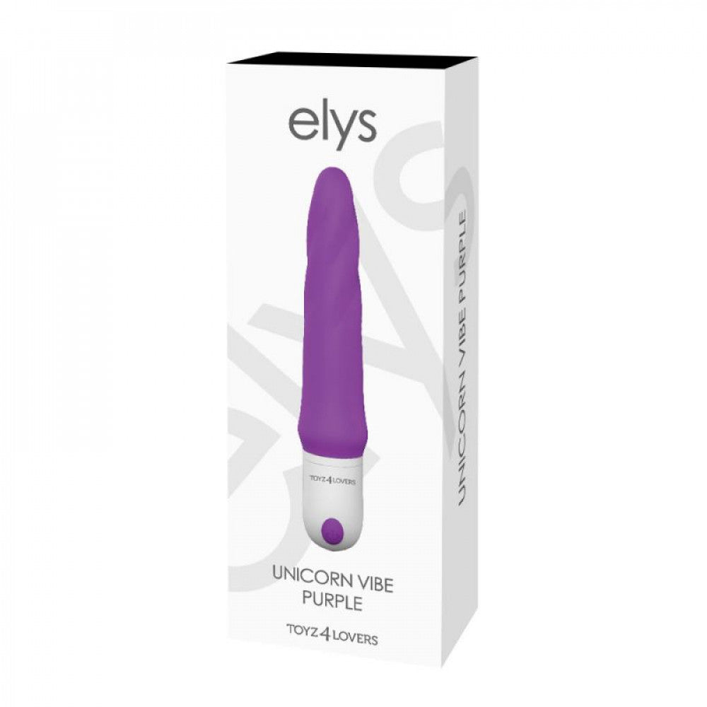 Unicorn Vibe purple 100% silicone vibrator