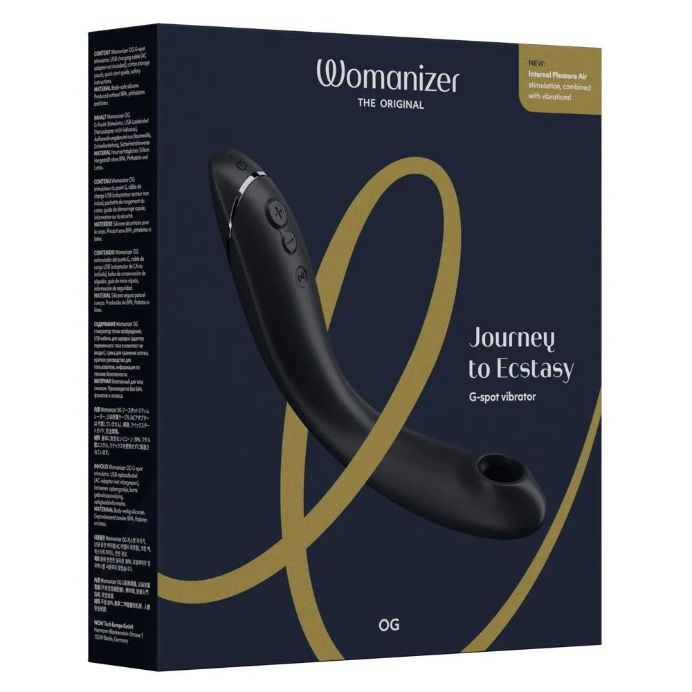 Unique G-spot suction vibrator Womanizer OG black