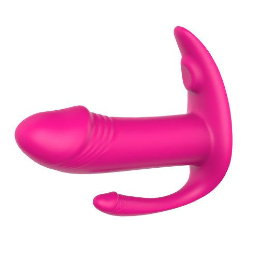 Up To Heaven Rechargeable Triple Stimulation Vibrator Pink