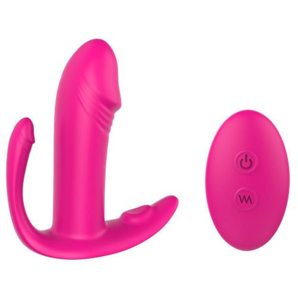 Up To Heaven Rechargeable Triple Stimulation Vibrator Pink